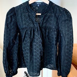 Madewell eyelet shirt